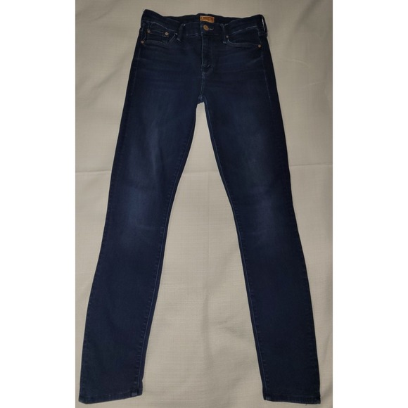 Mother Women's High Waisted Looker Ankle Length Jeans Size 25 Medium Wash - Picture 2 of 8